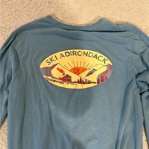 J. Crew Blue Ski Adirondack Long Sleeve Shirt